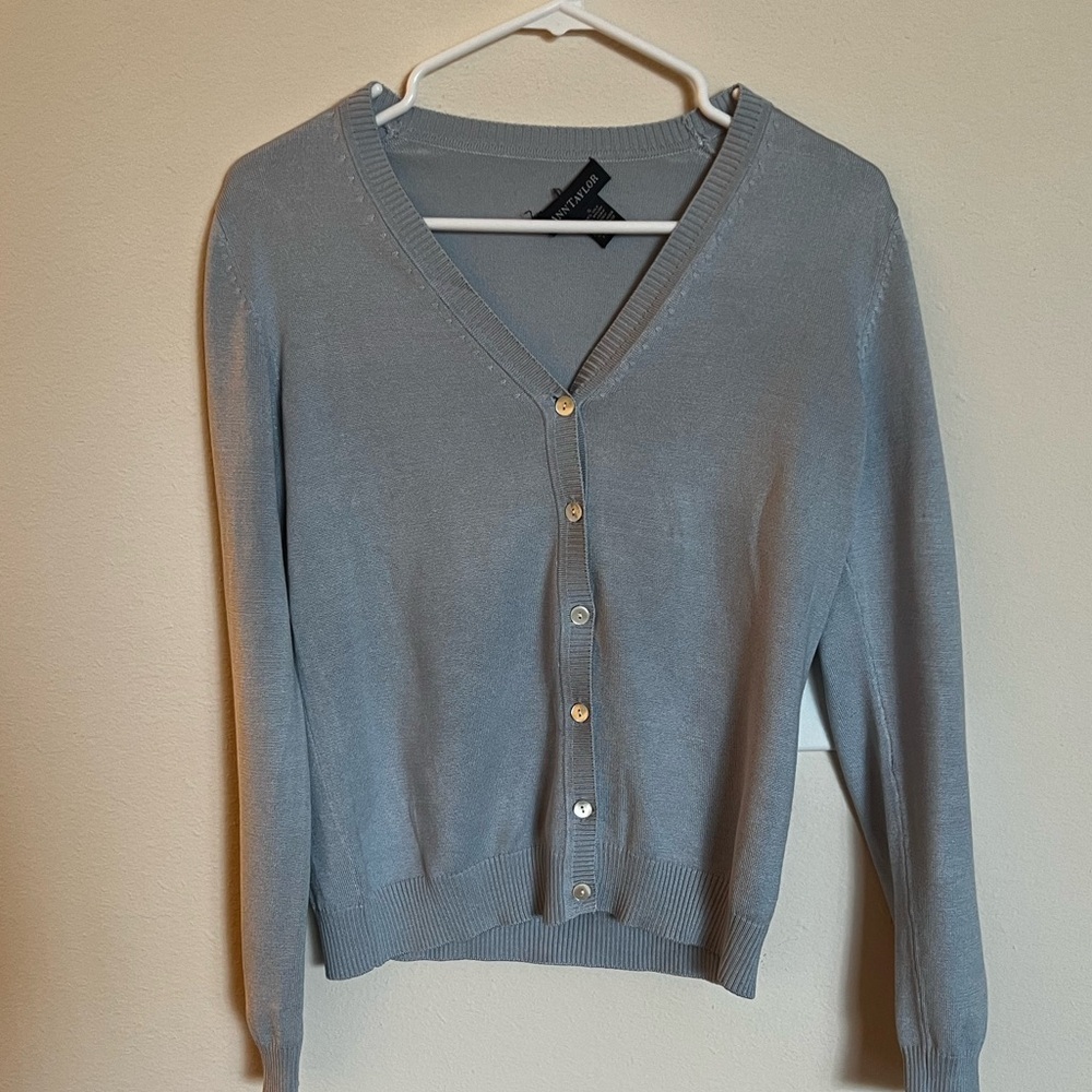 Ann Taylor button Up Cardigan